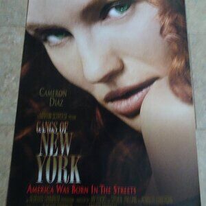 The Gangs of New York - Movie Poster with Cameron Diaz as Jenny Everdeane